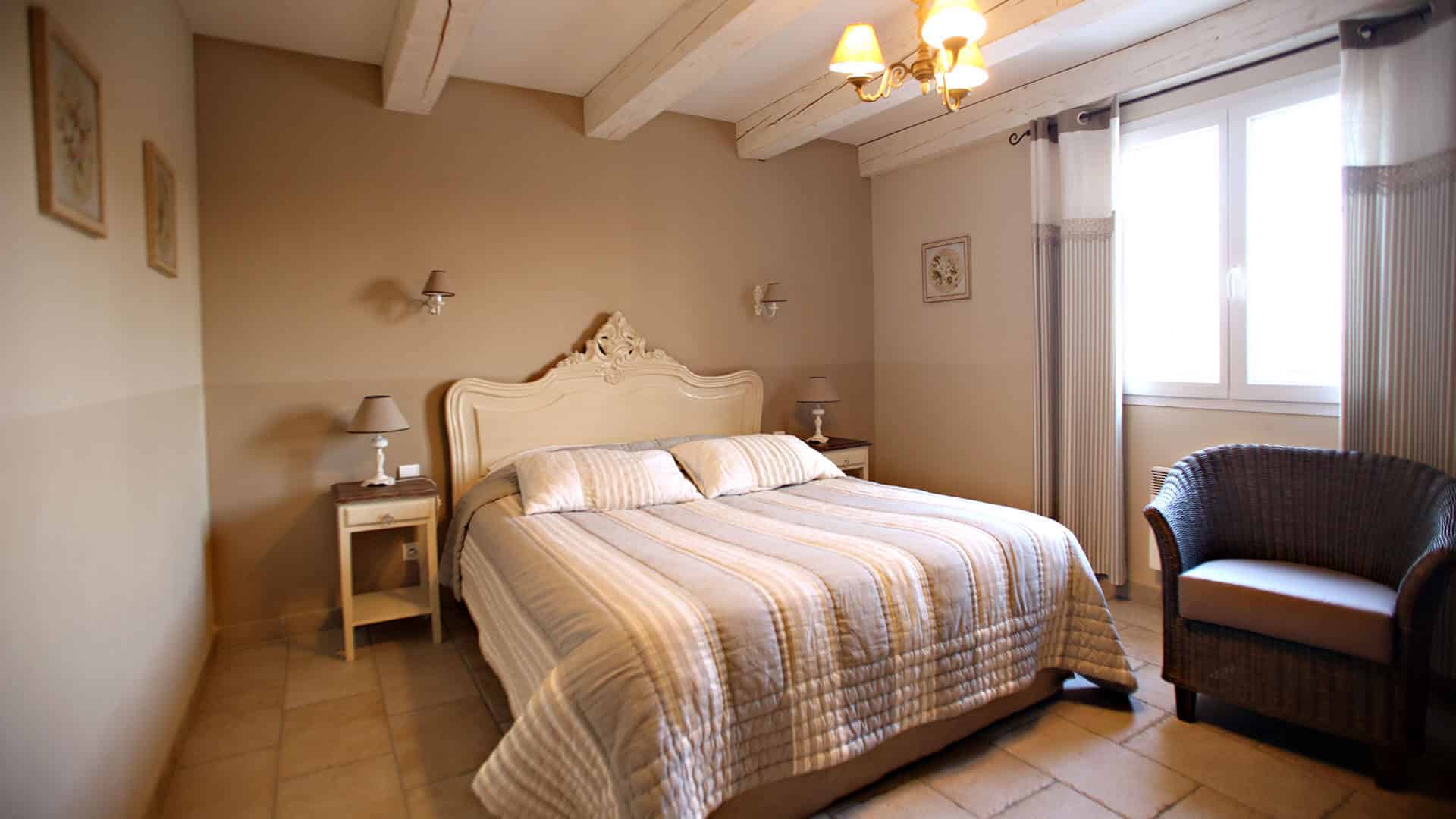 Louer villa vacances Provence Alpes Côte d'Azur | Villa les coquelicots | Chambre double romantique