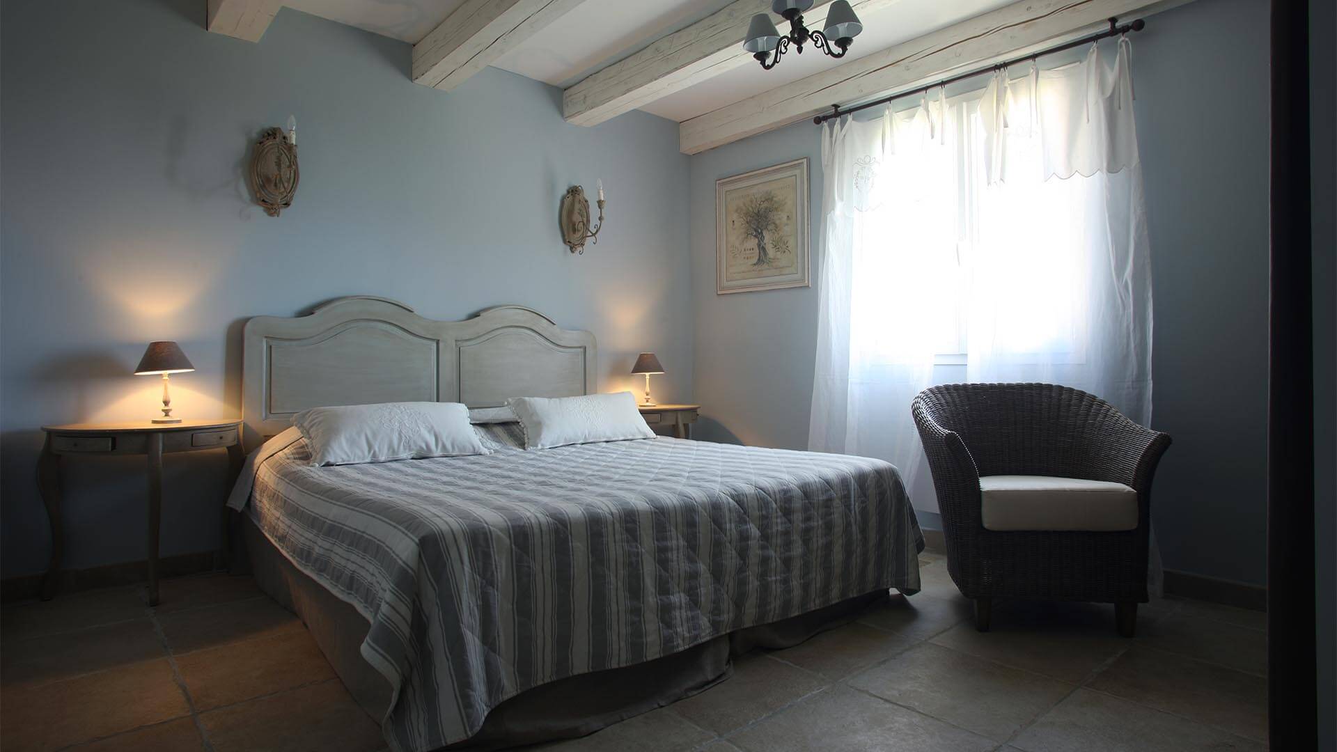 Location vacances Forcalquier | Villa le mûrier blanc | Chambre lit double