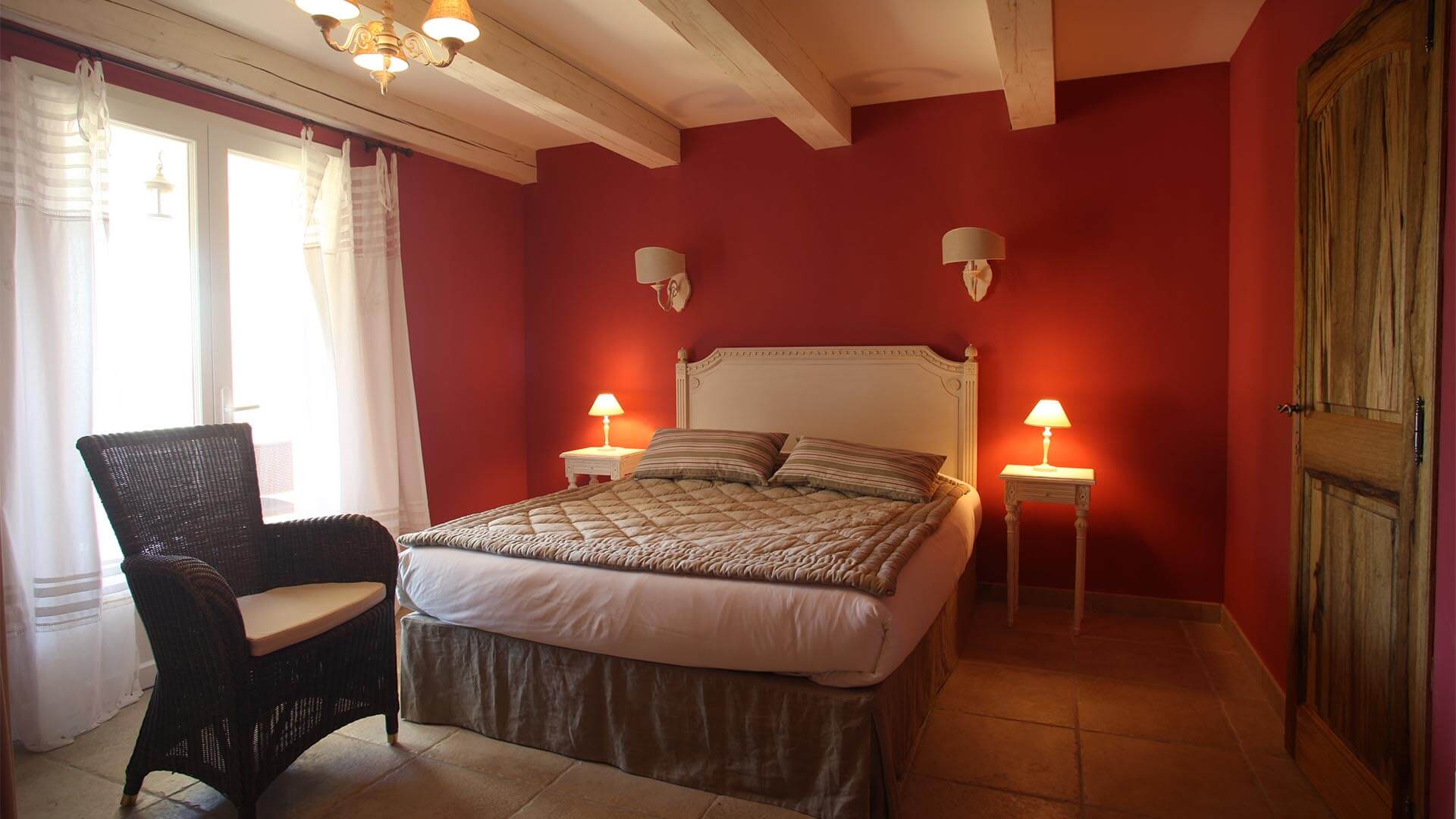 Location vacances Provence | Villa le mûrier blanc | Chambre lit double